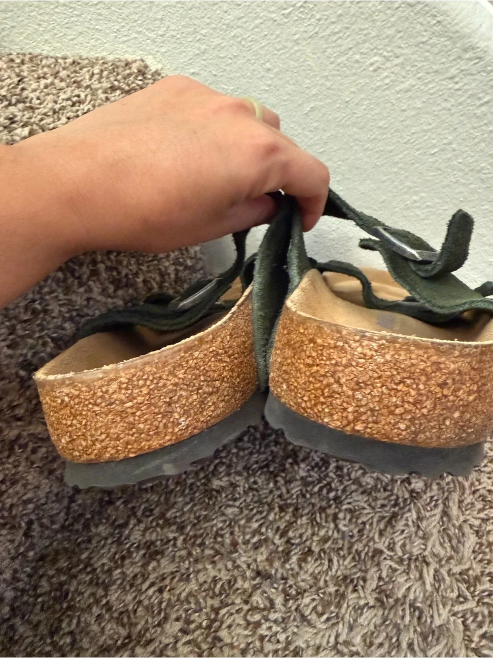 Birkenstock sandals dark